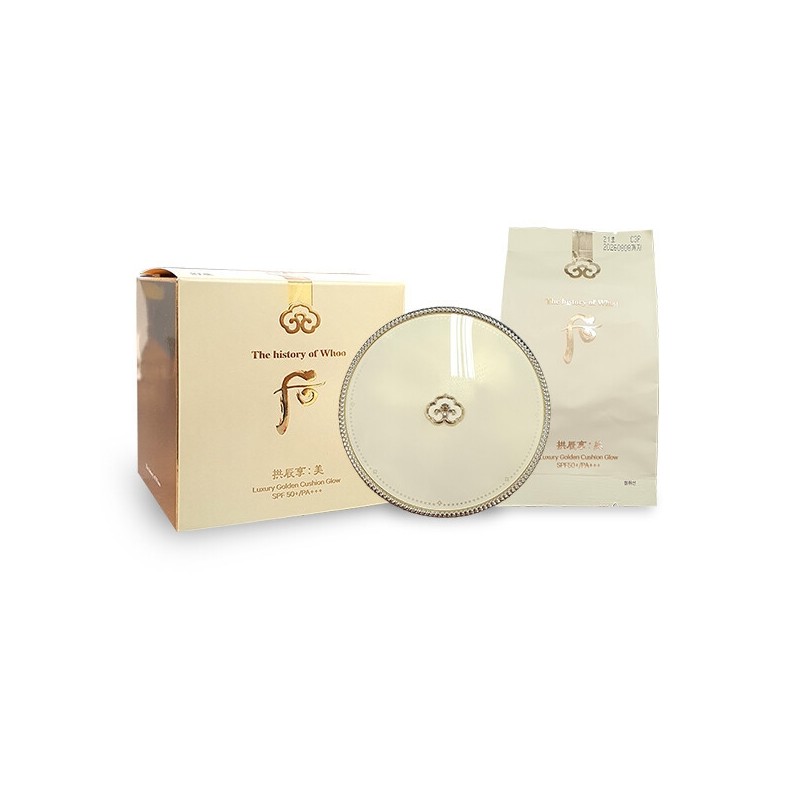 Hoo Gongjinhyang Mi Luxury Golden Cushion (Main Product + Refill)
