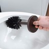 JS Jackson Supplies Sleek Toilet Brush and Holder with Metal