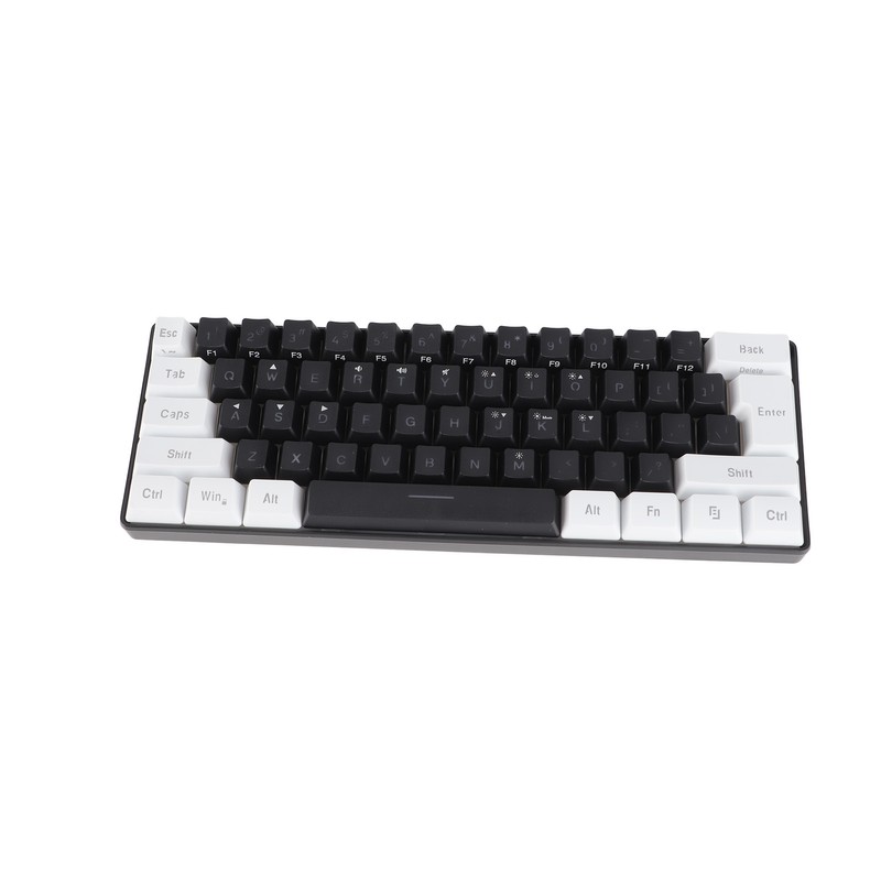 G61 Mini RGB Keyboard LED Backlight 61 Keys Ergonomic Mechanical