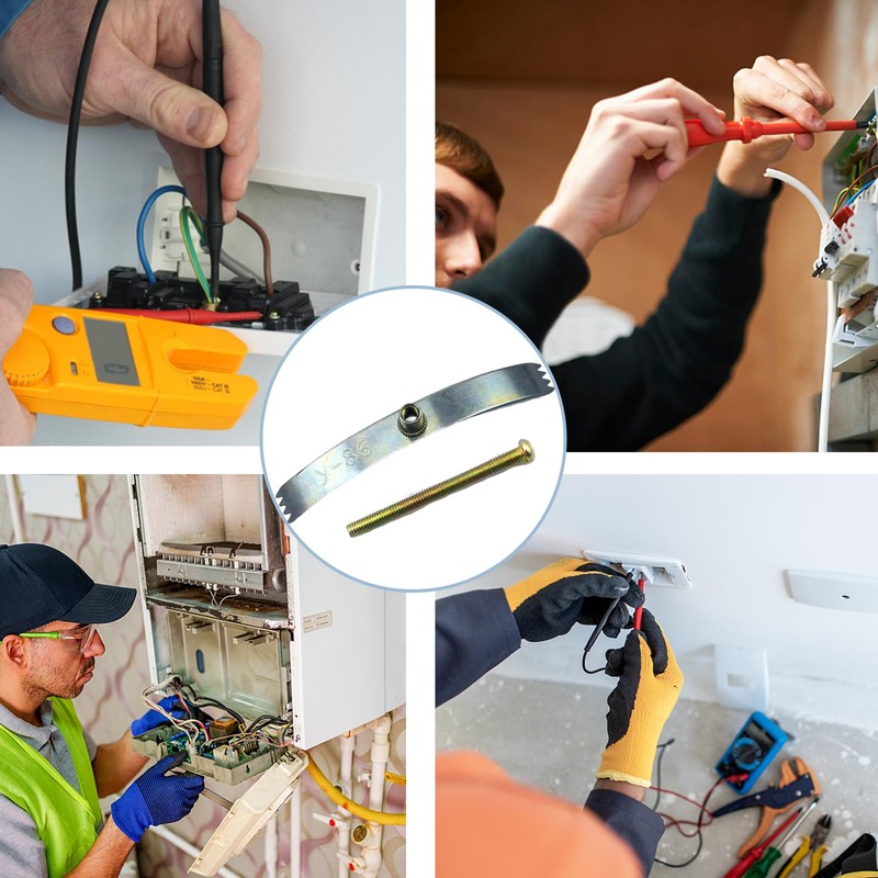 fKiZanthene 10Pcs Back Box Repair Clips, Socket Screws Kit, Electrical