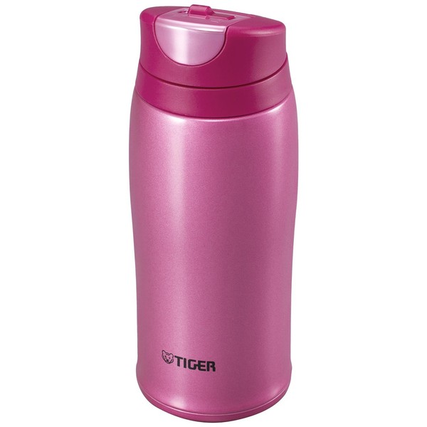 Tiger Corporation Stainless Steel Vacuum Insulated Travel Mug, 12 oz, Pink