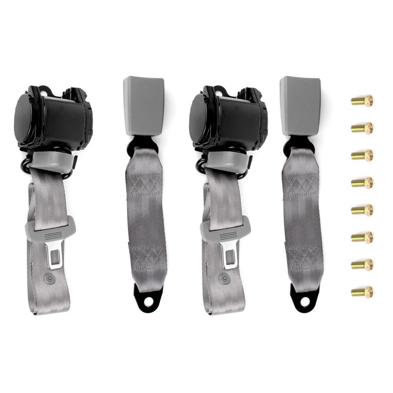 ModifyGT 2Pack Truck Car Lap Seat Belts 2 Point Adjustable