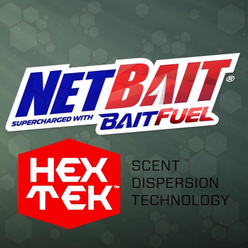 NetBait HexTek Supercharged with BAITFUEL 4'' EKO Shad - Pro