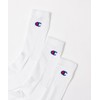 Champion Full Length Socks, 3 Pairs - whites