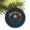 Unbranded Rustic Distressed Nevada State Flag Wood Christmas Tree Holiday