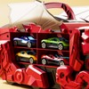Blmukce Dinosaur Truck Toys with 12 Diecast Racing Cars (Red)