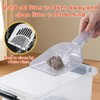 ALXBSONE Cat Litter Scooper Plastic Cat Litter Scoop Non-Slip Handle