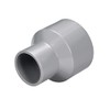 sourcing map PVC Pipe Connector Water Connectors Coupling Grey 50