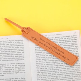 Leather Bookmark 3 Year Anniversary Wedding Gifts for Women Men for Him Her 3rd Anniversary Gifts for Husband Wife, 3rd Anniversary Gifts Christmas Valentines Birthday Gifts