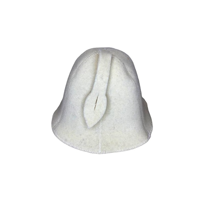 Sauna Hat 100% Wool Felt Embroidered Funny Logo "Sauna Boss"