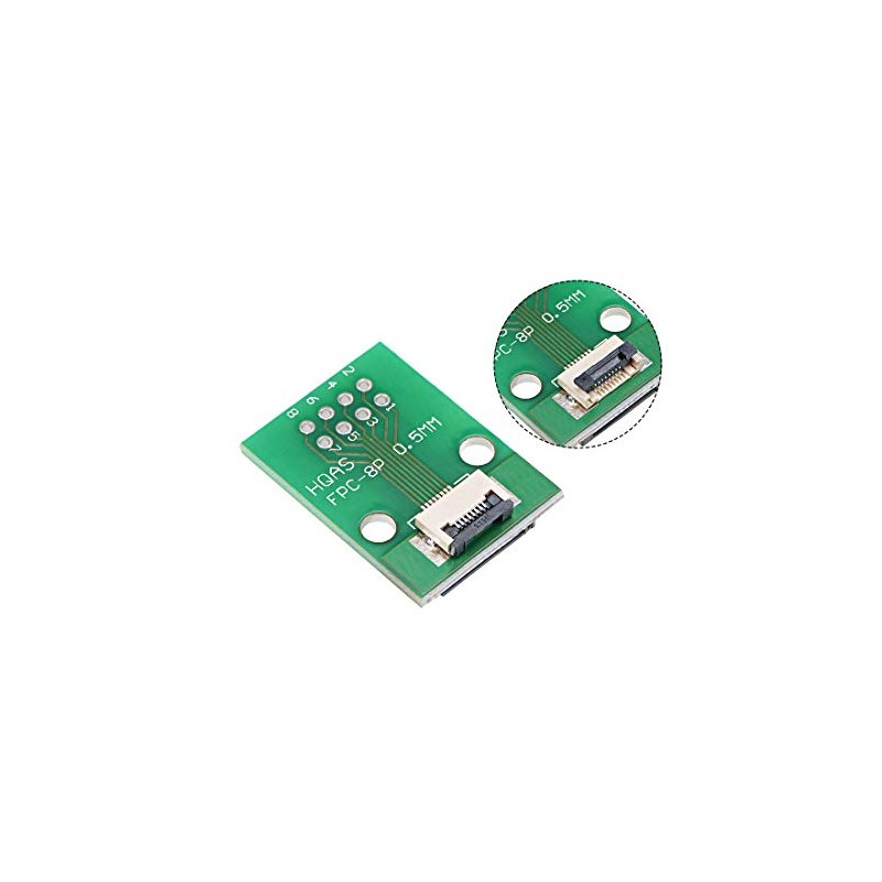uxcell FFC FPC 8 Pin 0.5mm 1mm Pitch to DIP