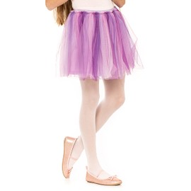 OVISSA Ballet Tights Girls School Tights For Kids Girls Strong Footed Soft Girls Ballet Tights School Uniform Dancing Sport 50 DEN With Microfibre 7-8 Years, Baby Pink