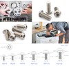 M2 Screws and Nuts, 230pcs M2 Bolts and Nuts Set