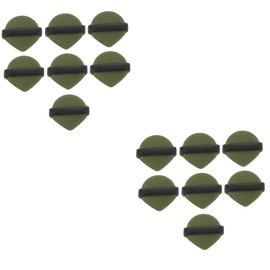 FRCOLOR 14pcs Dual-use Makeup Sponges for Non Loose Powder Applicators Water-activated for Even Foundation Application Matcha