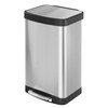WLIVE 55 Liter Gallon Trash Can with Soft-Close Lid, 14.5