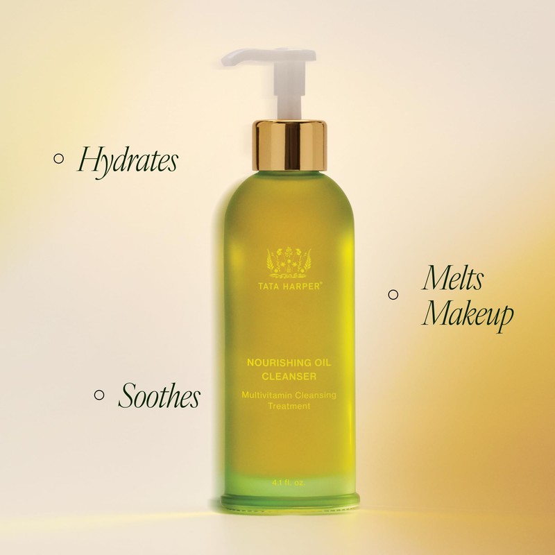 Tata Harper Nourishing Oil Cleanser, Gentle Makeup Removing Cleanser, For