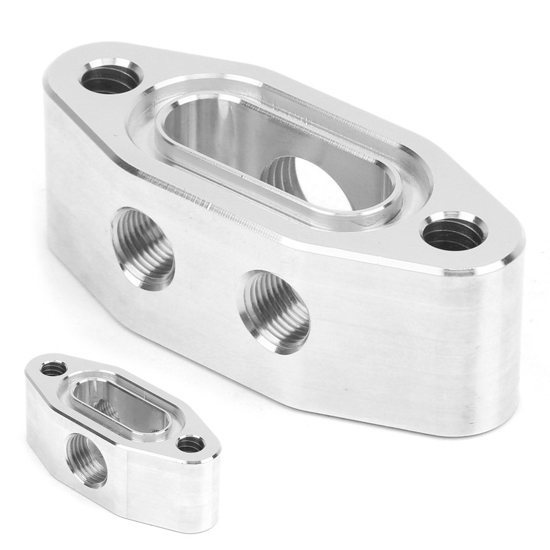 Oil Pressure Sensor Relocation Adapter Plate Car Engine Accessory Fit