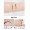 Waterproof Eyebrow Pencil with Fine Tip, 2-in-1 Brow Pen &