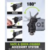 WORKPRO 400W Oscillating Multi-Tool, 6-Speed Corded Power Saw with LED