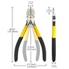 Wire Cutters, 6 Pack, BOOSDEN 6.5" Flush Cutters Spring Loaded