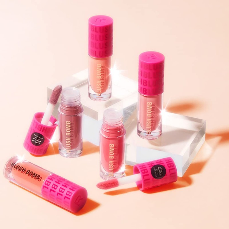 Makeup Revolution, Revolution, Blush Bomb Cream Blusher, Peach Filter, Available