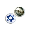 Star of David Pinback Buttons - 1 Inch Round -
