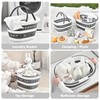 Collapsible Laundry Baskets with Handles 4.2Gallon Heavy Duty Laundry Basket