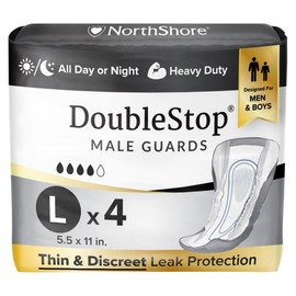 NorthShore DoubleStop Male Guards, Large, Trial Pack/4