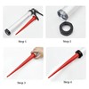 JRYAhydt Extra Long Caulk Extension Nozzle for Sausage Caulking Guns
