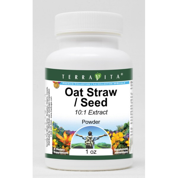 Oat Straw/Seed 10:1 Powder (1 oz, ZIN: 520983) - 2
