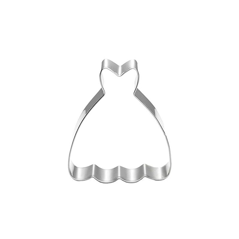 ZDYWY Princess Dress Skirt Shaped Cookie Cutter
