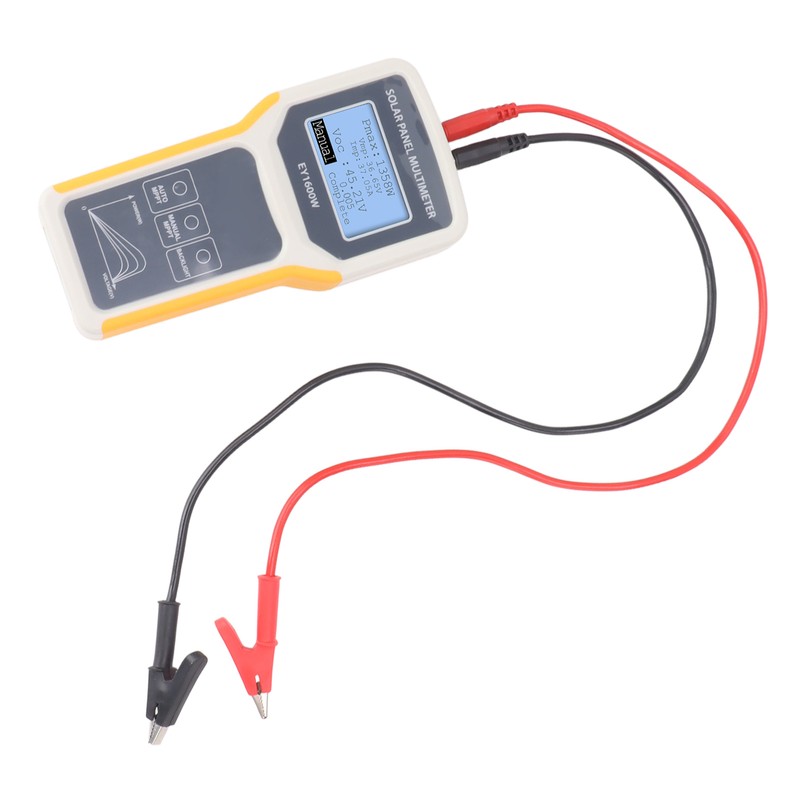 Solar Panel Tester Photovoltaic Multimeter EY1600W with Backlight MPPT Open