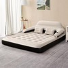 DIMAR GARDEN Queen Size Air Mattress with Headboard and Pillows,