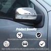 Door Rear View Mirror Cover Compatible with Nissan Titan 2016-2023,