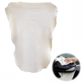 Chamois for Car 2 Pack Large Natural Chamois Drying Cloth 60x40cm Super Absorbent Streak-Free Soft Safe for Windows Mirrors Car Body Panels Durable Reusable Automotive Detailing Home Cleanin