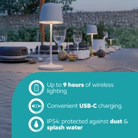 Eglo Cordless LED Table lamp Mannera-S