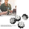 4Pcs 60mm Omnidirectional Wheel Aluminum Alloy Omni Directional Wheel Set