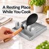 Kitchen Spoon Holders Fork Spatula Rack Shelf Organizer Plastic Chopsticks