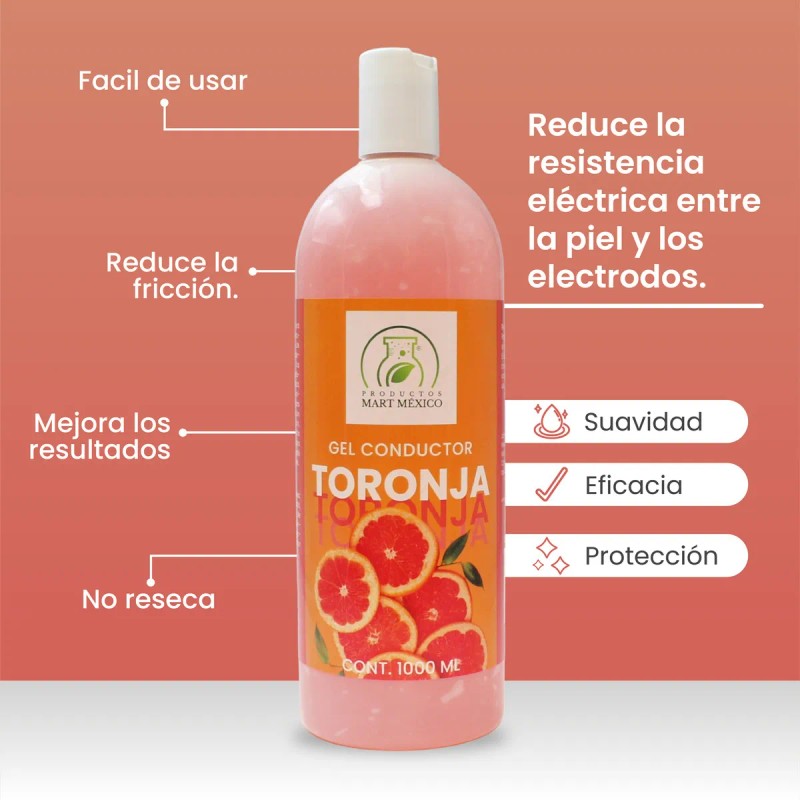 Gel Conductor De Toronja Facial & Corporal Aparatología 1 L