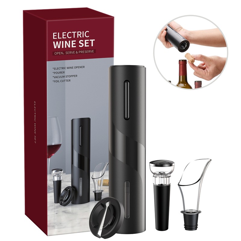 4 in 1 Wine Opener Set Electric Wine Opener Gift