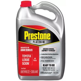 Prestone® Platinum Prestone Platinum Asian Red Antifreeze & Coolant 50/50 Prediluted, Toyota Lexus