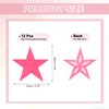 sourcing map 12Pcs Iron on Star Patches, Sew on Star