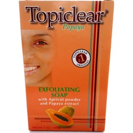 Topiclear Papaya Exfoliating Soap 7 oz by Topiclear
