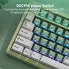 35pcs Keyboard Switches - Chilkey Jade Green Linear Mechanical Keyboard