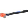 PRO SOURCE Steel Ball Pein Hammer: 1 lb Head, 14"