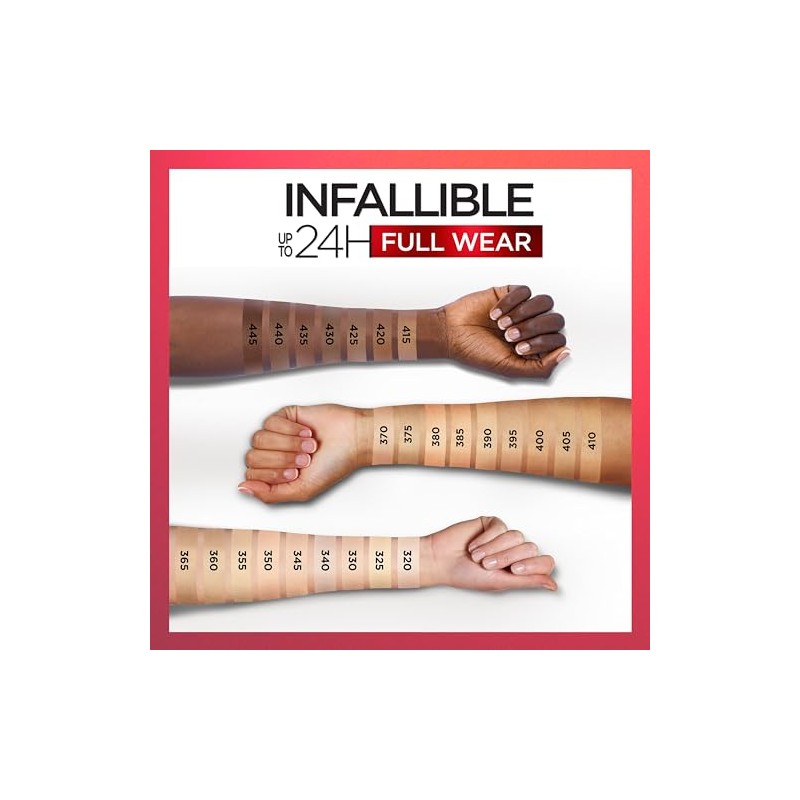 L'Oreal Paris Cosmetics Infallible Full Wear Concealer, Vanilla, 0.33 Fluid