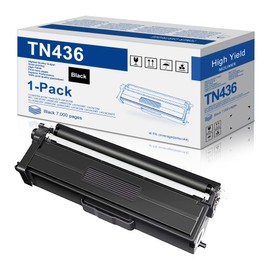TN436 Black Toner Cartridge 1 Pack TN-436BK Replacement for Brother TN-436 TN436BK Super High Yield Toner HL-L8260CDW HL-L8360CDW MFC-L8610CDW MFC-L8690CDW MFC-L8900CDW Printer (TN436 Black)