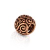 NKlaus Bronze Beard Bead Antique Rustic Look German Celtic Viking