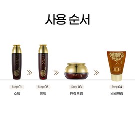 Yedam Yunbit Yoon Jingyeol 4 types of women's basic skin care set Wrinkle improvement functional women's cosmetics gift / 예담윤빛 윤진결 4종 여성 기초 스킨케어 세트 주름개선 기능성 여성 화장품 선물