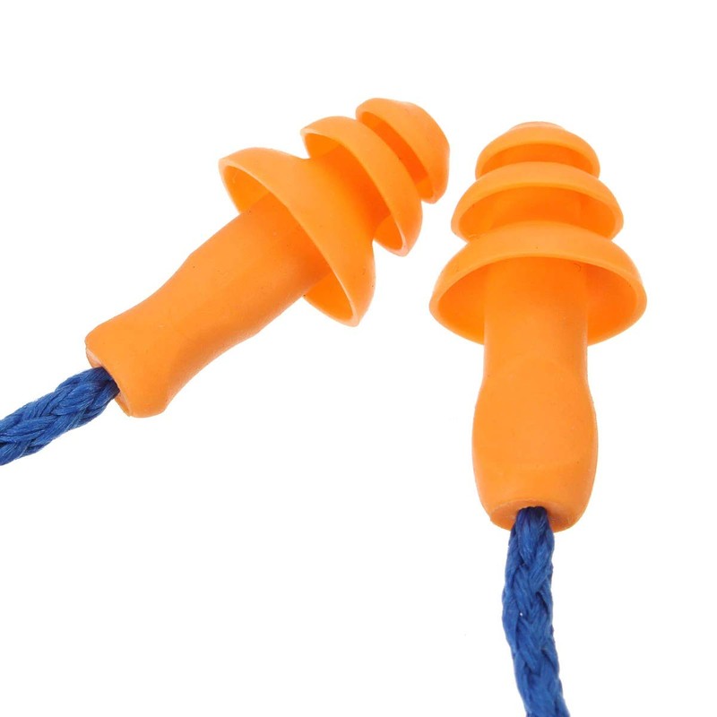3 Piezas Tapones Para Oídos Reutilizables de Silicona Para Dormir,